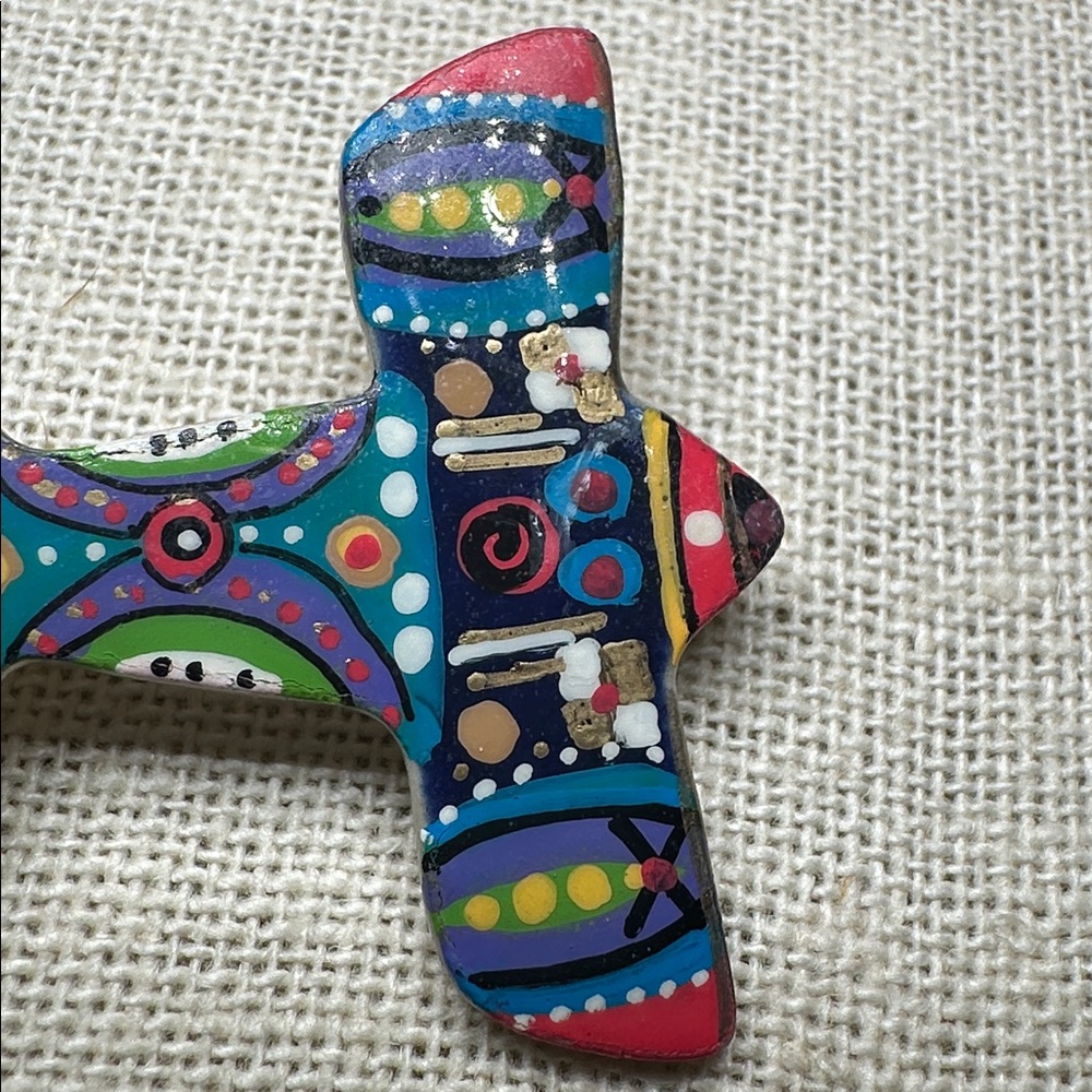 🧡 Talavera Airplane Brooch 🧡 - Picture 8 of 8